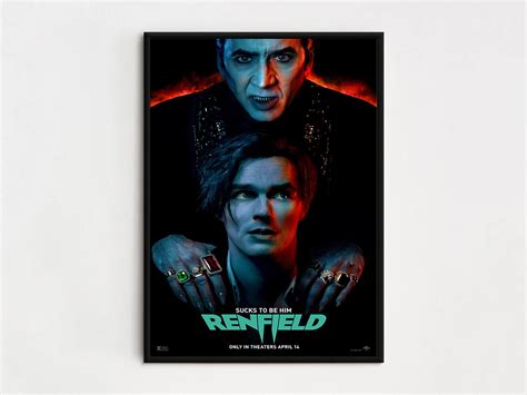 Renfield (2023) Movie Film POSTER (Nicolas Cage, Nicholas Hoult) sold ...