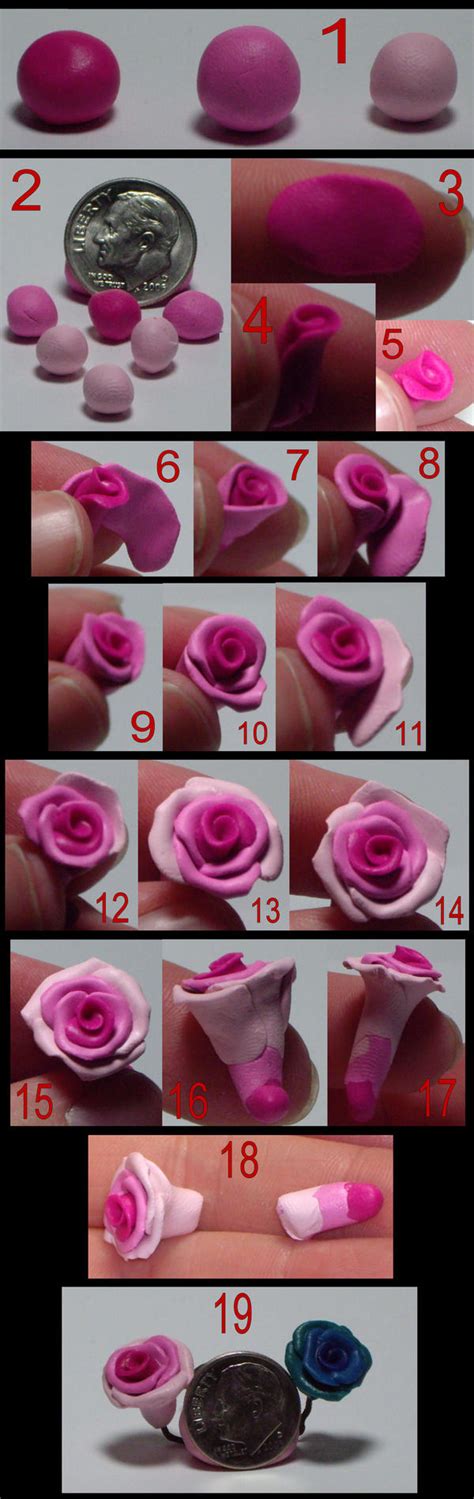 Tutorial - Polymer clay roses by Catgoyle on DeviantArt