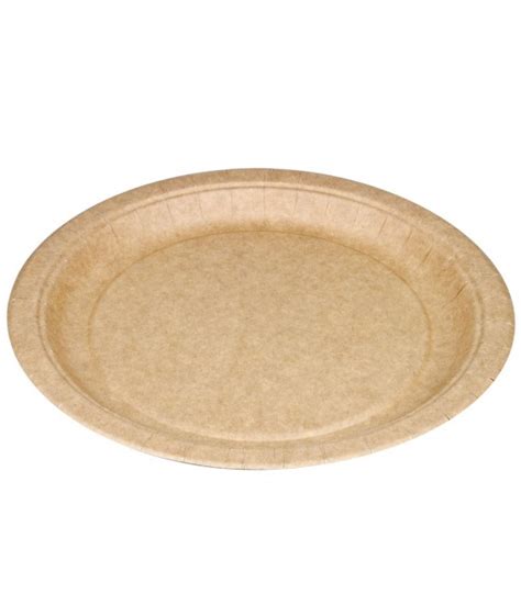 Comprar Platos De Cart N Kraft Ecol Gicos Y Biodegradables Cm