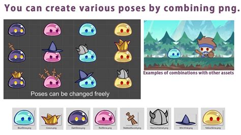 2D_MonsterCharactor_Slime | 2D Characters | Unity Asset Store | 2d ...