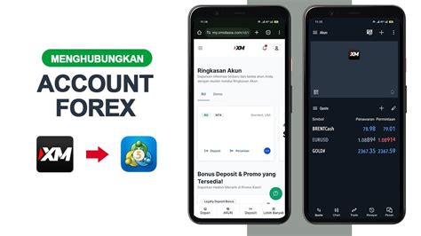 Cara Menghubungkan Akun Xm Ke Metatrader Android Youtube