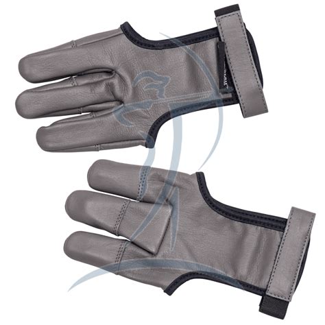 Buck Trail Cadet Leather Shooting Glove Grey Bogentandler At