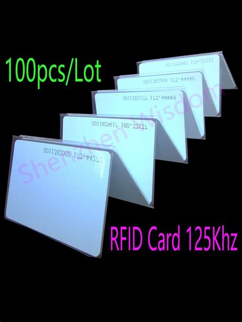 100pcs Lot 125KHz RFID Card EM4100 TK4100 Smart Cards Proximity RFID