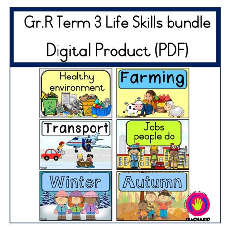 Term 3 Life Skills Bundle Grade R Pdf Teachakid