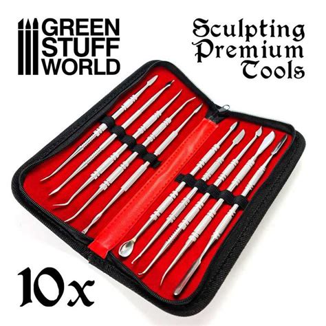 10x Professional Sculpting Tools With Case Gsw