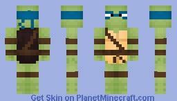 Leonardo (Turtle Ninja) Minecraft Skin