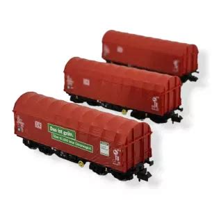 Wagon Bâché pour Train Miniature Échelle HO 1 87 ème N 1 160 ème