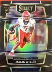 Malik Willis Black Gold Squares 2 Prices 2022 Panini Select Draft