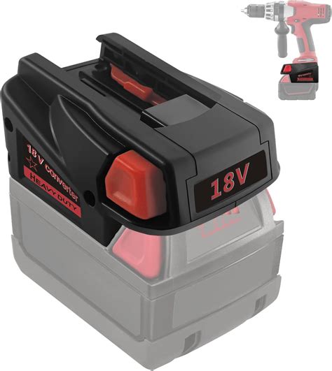 Adapter Converter Work With Milwaukee M V Li Ion Battery For