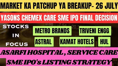 Yasons Chemex Ipo Final Decision Asarfi Hospital Service Care Ipo