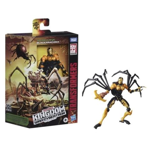 Transformers Generation War For Cybertron Black Arachnia Deluxe La