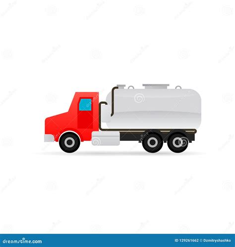 Septic Tank Truck Icon Stock Vector Illustration Of Pump 129261662