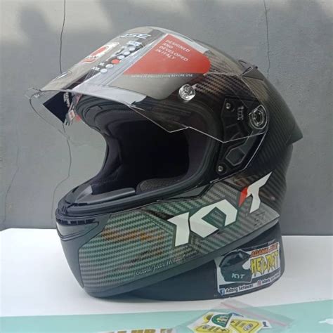 Jual KYT TT COURSE CARBON REPAINT WD Kab Cilacap Adang Juve Helmet