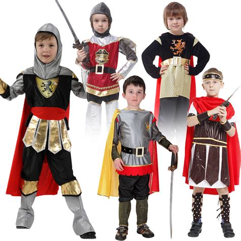 Costumes De Chevalier Guerrier Royal Pour Enfants F Te D Halloween