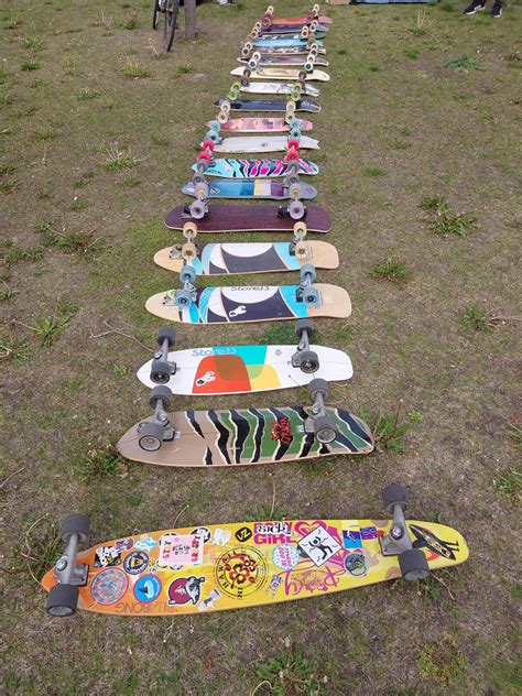 Some of the boards from our last event : r/surfskate