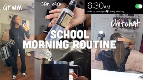 Realistic School Morning Routine Grwm Jada Symone Youtube