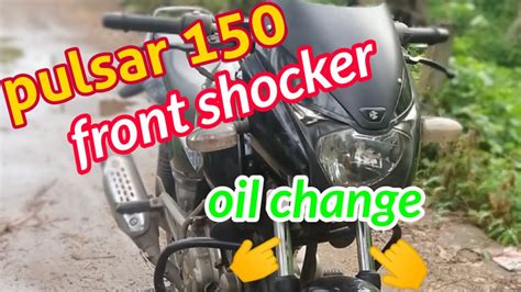 Pulsar Front Fork Oil Change Front Shock Absorber Oil Change