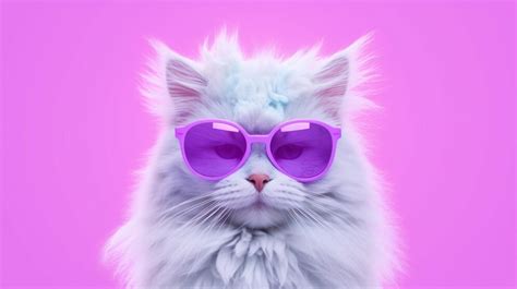 Premium Ai Image Cat Sunglasses