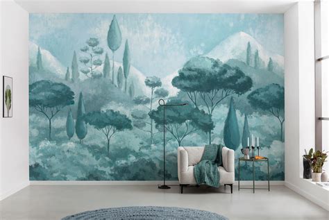 Papier Peint Panoramique INFINITY II Scenery Bleu L 400 X H 250 Cm