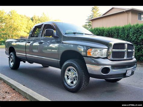 2003 Dodge Ram 2500 4dr 5 Spped Manual Slt Hemi 4x4 Long Bed Automatic 4 Door Tr