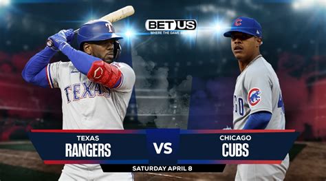 Rangers Vs Cubs Prediction Stream Odds And Picks April 8