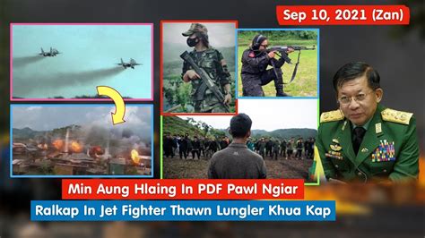 Sep Zan Min Aung Hlaing In Pdf Pawl A Ngiar Ralkap In Jet