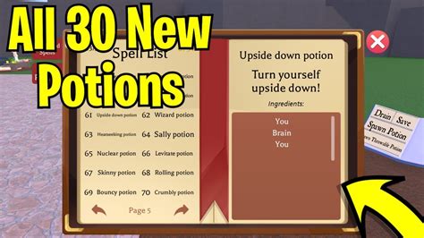 All 30 New Potion How To Make Them Wacky Wizards YouTube