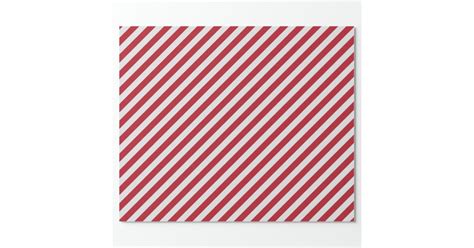 Red And White Diagonal Stripe Wrapping Paper Zazzle