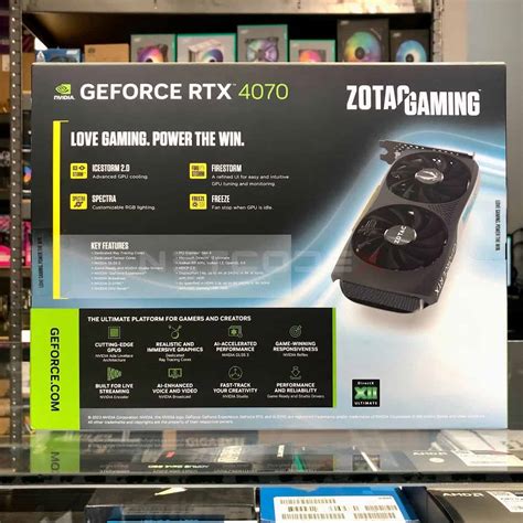 Buy Zotac Geforce Rtx 4070 Twin Edge Oc 12gb Gddr6x Zt D40700h 10m Netcodex Ph