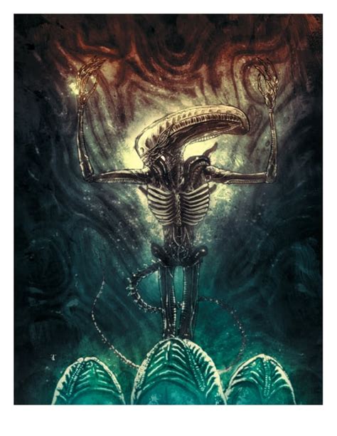 Aliens Official Print 78squid