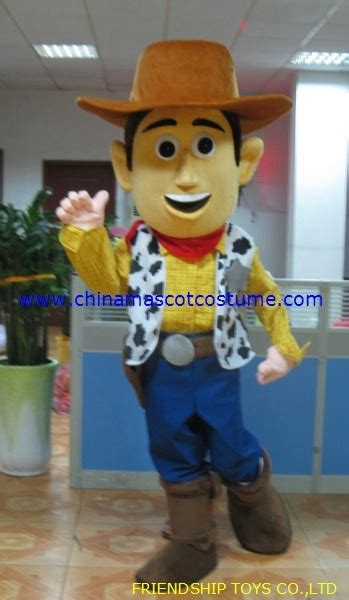 Disneyland character Woody mascot costume