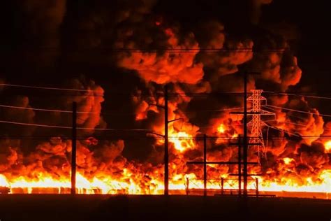 Gigantesco incendio en fábrica de plásticos Internacional