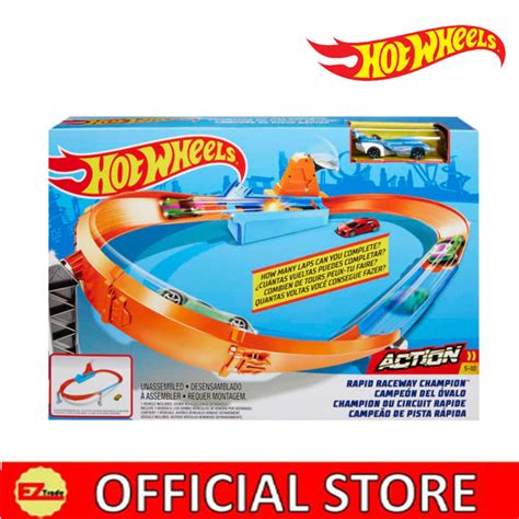 Mattel Hot Wheels Rapid Raceway Champion NEW In GBF GJM Lazada