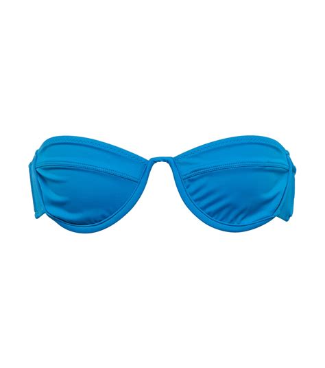 Mariel Bandeau Bikini Top In Blue Tropic Of C Mytheresa