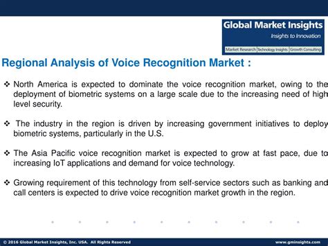 PPT Speech Voice Recognition Market Drivers And Challenges Report