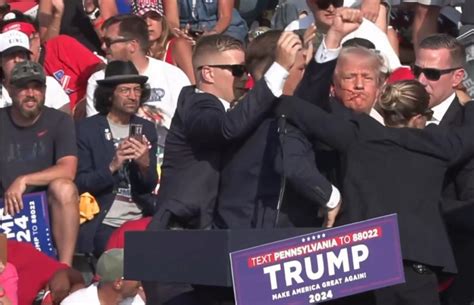 Focus Trump Escorted Off Stage During Pennsylvania Rally After Loud