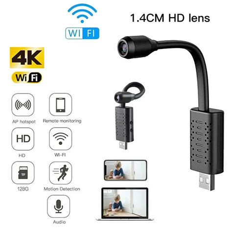 Minic Mara De Vigilancia Con Wifi Ip Usb Full Hd P P P Tarjeta Sd