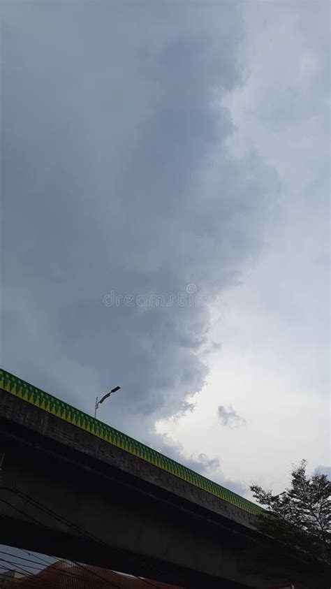 Dark Clouds Covered and Will Rain Stock Photo - Image of clouds, rain ...