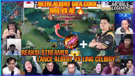 GOKIL REAKSI STREAMER MELIHAT RETRI ALBERT RRQ VS ALTER EGO MPL