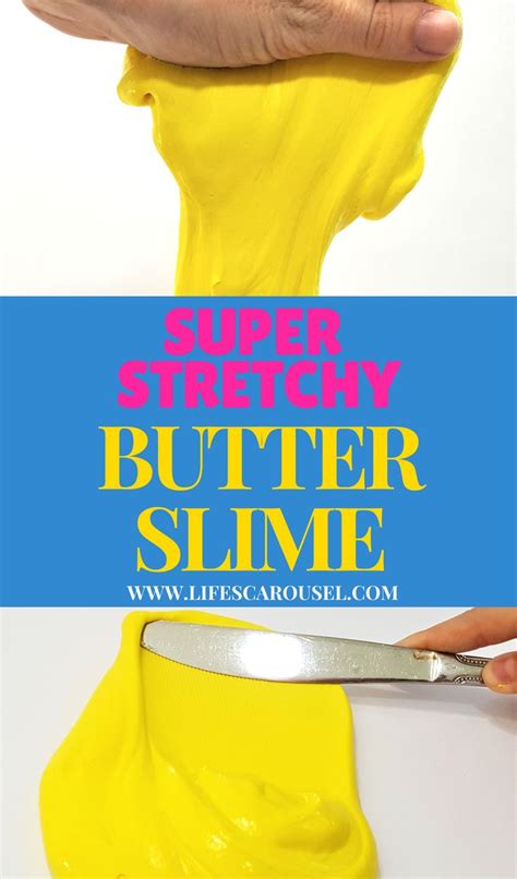 Best Butter Slime Recipe Smoothest And Stretchest Slime Ever