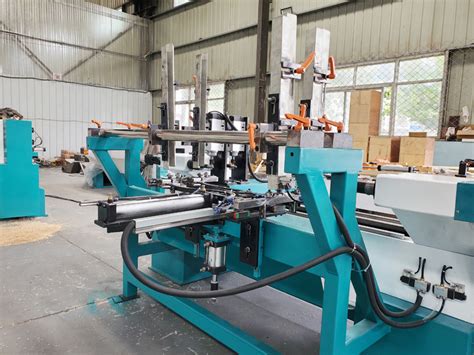 Twin Spindle Cnc Lathe Machine For Wooden Pool Cues Making Stylecnc