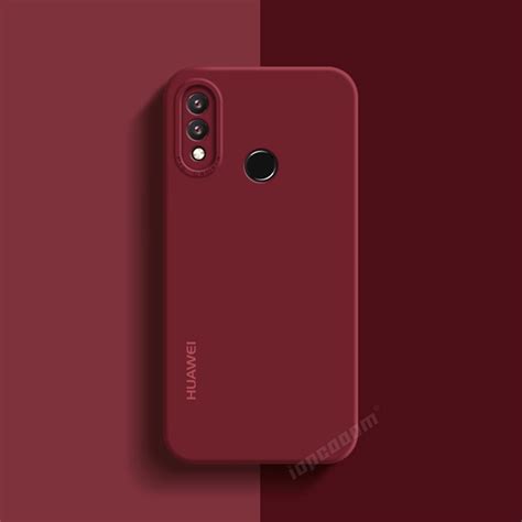 Official Original Liquid Silicone Soft Case Huawei Y6 Prime 2019 Y9 Y7