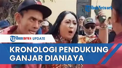 Viral Video Pria Bentangkan Spanduk Ganjar Diduga Dianiaya Saat