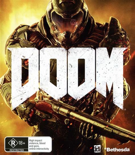 Doom 2016 Box Cover Art Mobygames