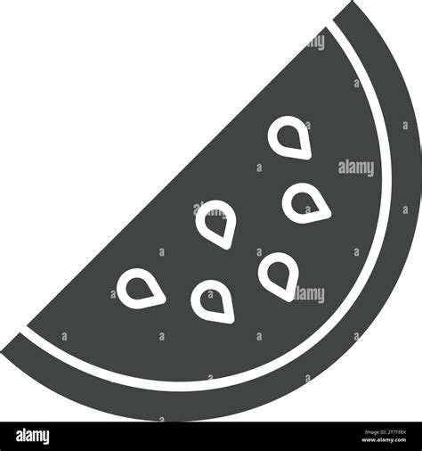 Watermelon Slice Icon Vector Image Stock Vector Image Art Alamy