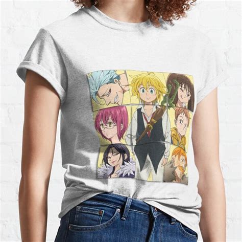 The Seven Deadly Sins T Shirts Nanatsu No Taizai Classic T Shirt