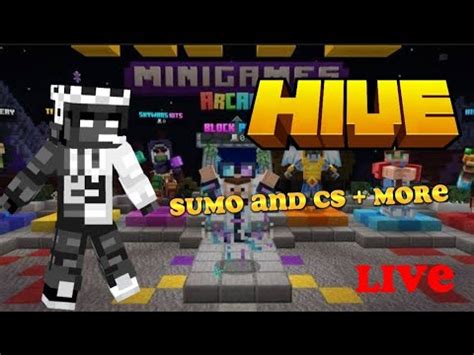 Minecraft Hive Live Sumo And Cs More Youtube