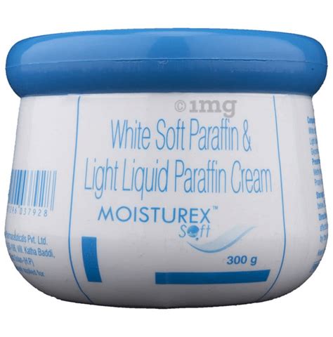 Moisturex White Soft Paraffin Light Liquid Paraffin Cream Paraben