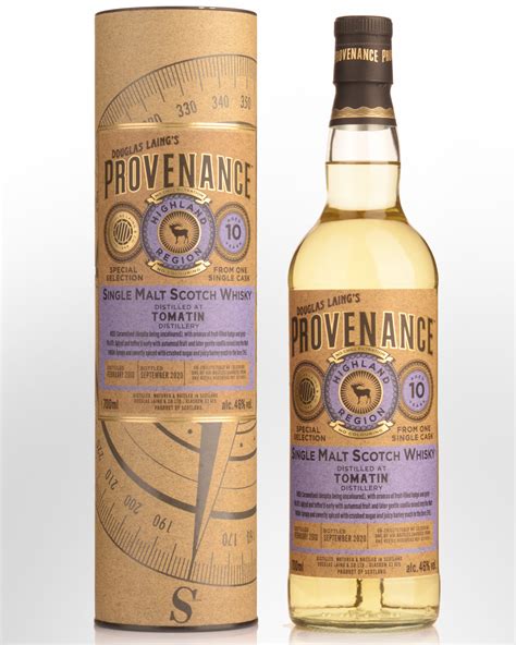 2010 Douglas Laing And Co Provenance Tomatin 10 Year Old Single Malt