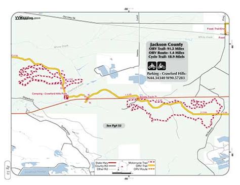 Jackson County ORV Trail Information - VVMapping.com